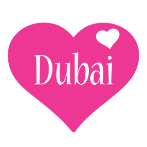 Dubai love-heart logo