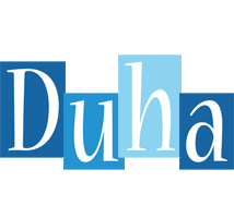 Duha winter logo