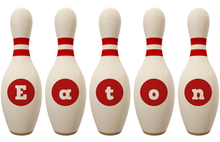 Eaton bowling-pin logo