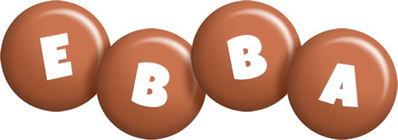 Ebba candy-brown logo
