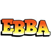 Ebba sunset logo