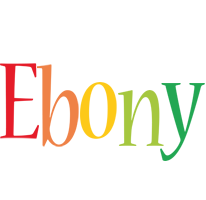 Ebony birthday logo