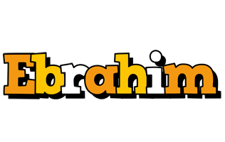 Ebrahim cartoon logo
