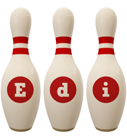 Edi bowling-pin logo