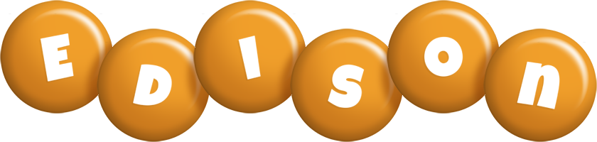 Edison candy-orange logo