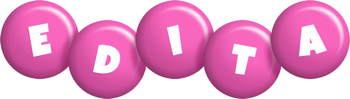 Edita candy-pink logo
