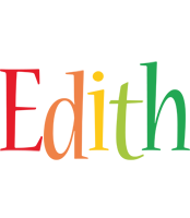 Edith birthday logo