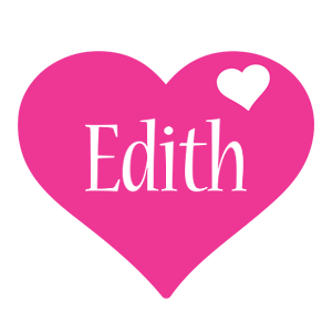 Edith love-heart logo