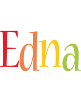 Edna birthday logo
