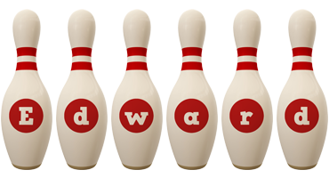 Edward bowling-pin logo