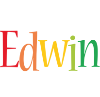 Edwin birthday logo