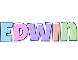 Edwin pastel logo