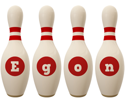 Egon bowling-pin logo