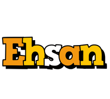 Ehsan cartoon logo