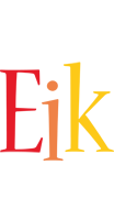 Eik birthday logo