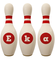 Eka bowling-pin logo