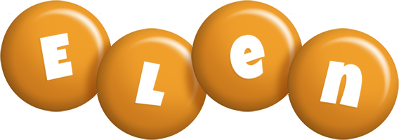 Elen candy-orange logo