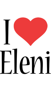 Eleni i-love logo