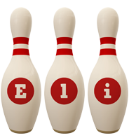 Eli bowling-pin logo