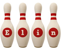 Elin bowling-pin logo