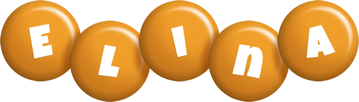 Elina candy-orange logo