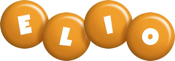 Elio candy-orange logo
