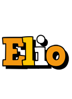 Elio cartoon logo