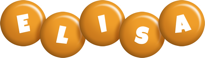 Elisa candy-orange logo