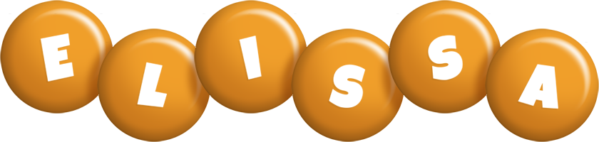 Elissa candy-orange logo