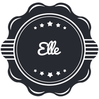 Elle badge logo