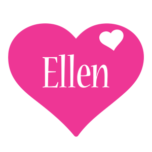 Ellen love-heart logo