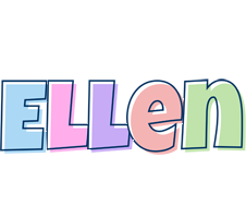 Ellen pastel logo