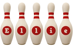 Ellie bowling-pin logo