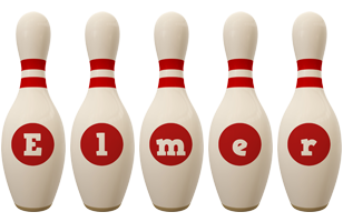 Elmer bowling-pin logo
