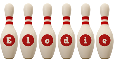 Elodie bowling-pin logo