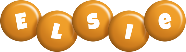 Elsie candy-orange logo