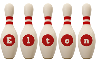 Elton bowling-pin logo