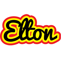 Elton flaming logo