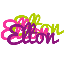 Elton flowers logo