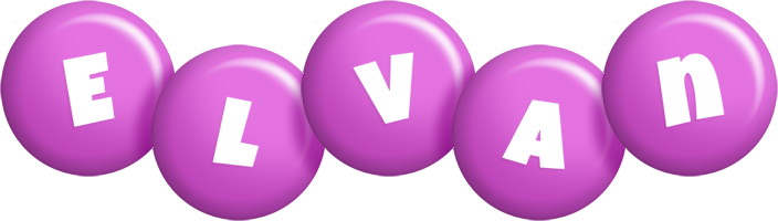Elvan candy-purple logo