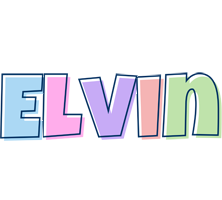 Elvin pastel logo