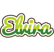 Elvira golfing logo