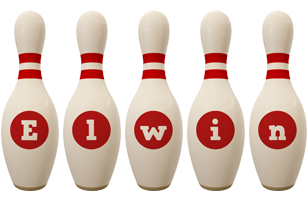 Elwin bowling-pin logo