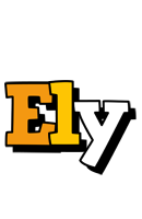 Ely cartoon logo