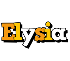 Elysia cartoon logo