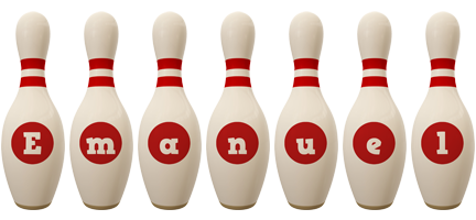 Emanuel bowling-pin logo