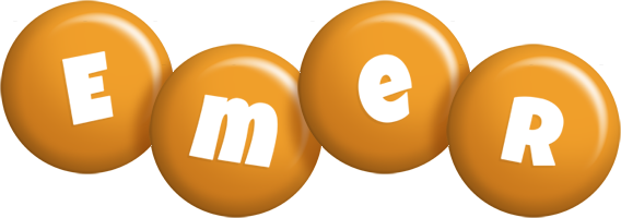 Emer candy-orange logo