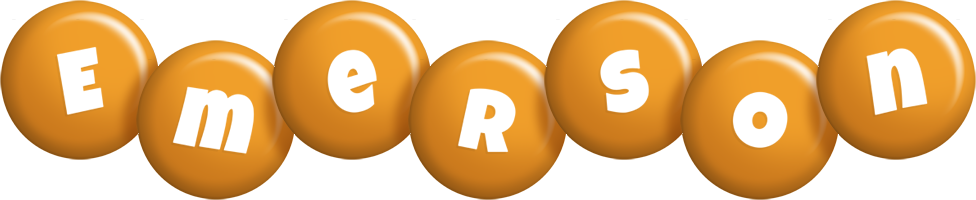 Emerson candy-orange logo