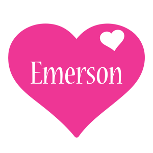 Emerson love-heart logo