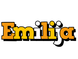 Emilija cartoon logo